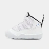 Nike Jordan Infant Air Retro 11 Crib Shoes In White/legend Blue/black