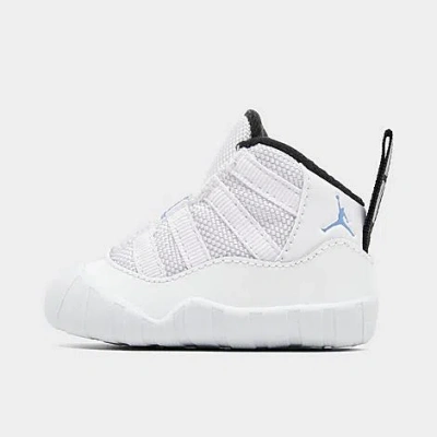 Nike Babies' Jordan Infant Air Retro 11 Crib Shoes In White/legend Blue/black