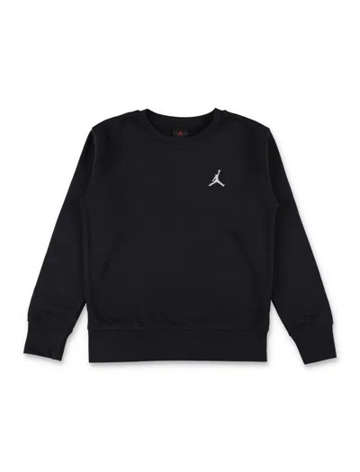 Nike Jordan Jordan Jumpman Essential Crewneck Sweatshirt For Boys In Nero