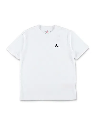 Nike Jordan Jordan Mini Logo Crew Neck T-shirt For Boys In Bianco