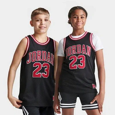 Nike Jordan Kids' Basketball Jersey Shirt In Black