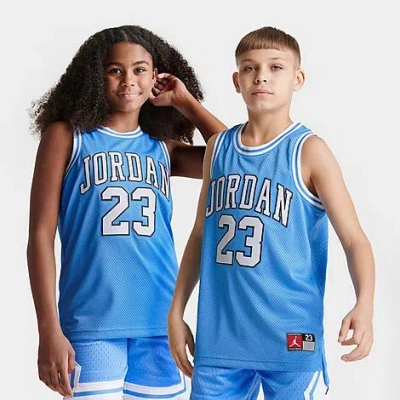 Nike Jordan Kids' Basketball Jersey Shirt In University Blue/white