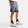 Nike Jordan Kids' Jordan Dri-fit Mj Printed Sport Diamond Shorts In Cement Grey
