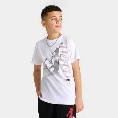 Nike Jordan Kids' Jumpman Retro 5 Reflective T-shirt In White