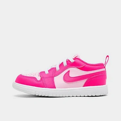 Nike Babies' Jordan Girls' Toddler Air Retro 1 Low Alt Casual Shoes In Pink Foam/summit White/hyper Pink 