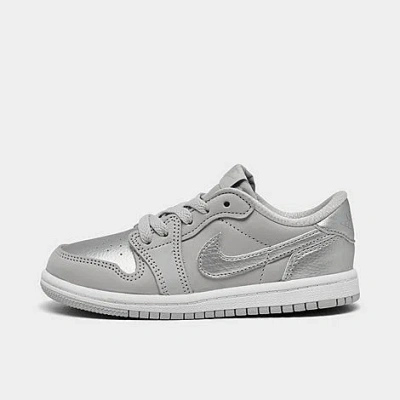 Nike Babies' Jordan Kids' Toddler Air Retro 1 Low Casual Shoes In Gray