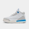 Nike Jordan Little Kids' Air Retro 3 Basketball Shoes In Summit White/legend Blue/photon Dust/hydrogen Blue