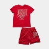 Nike Jordan Infant Beyond The Arc T-shirt And Mesh Shorts Set In Gym Red