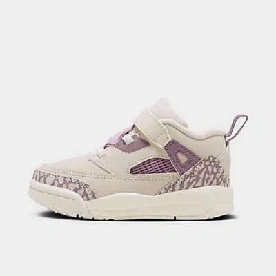 Nike Jordan Kids' Toddler Spizike Low Casual Shoes In Legend Light Brown/violet Dust/sail/crimson Tint