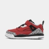 Nike Babies' Jordan Kids' Toddler Spizike Low Casual Shoes In Gym Red/black/wolf Grey/cool Grey