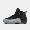 Nike Jordan Little Kids' Air Retro 12 Basketball Shoes In Black/wolf Grey/white