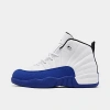 Nike Jordan Little Kids' Air Retro 12 Basketball Shoes In White/game Royal/black