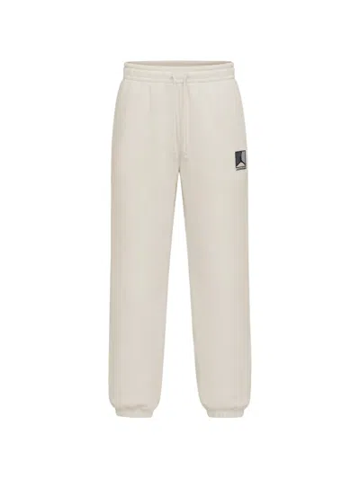 Nike Jordan Logo-patch Track Pants In White
