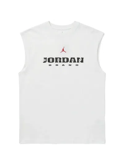 Nike Jordan Logo-print Tank Top In White