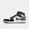 Nike Air Jordan 1 Mid Black/iron Grey-white Dq8426-001 Men's In Multicolor