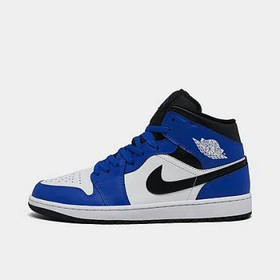 Nike Air Jordan 1 Mid Sneakers Game Royal / White / Black In Multicolor