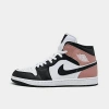 Nike Jordan Men's Air Retro 1 Mid Casual Shoes Size 13 Leather In Multi