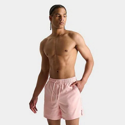 Nike Jordan Men's Essentials 5" Poolside Shorts Size Small 100% Polyester In Pink