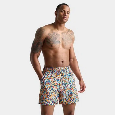 Nike Jordan Men's Essentials Allover Print Poolside Shorts Size Large 100% Polyester In Multi