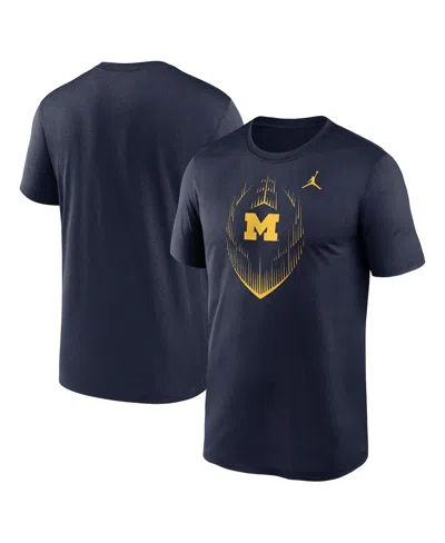 Nike Men's Navy Michigan Wolverines Primetime Legend Icon Performance T-shirt