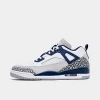 Nike Jordan Men's Spizike Low Casual Shoes In White/neutral Grey/anthracite/midnight Navy