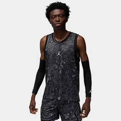 Nike Jordan Men's Sport Dri-fit Mesh Jersey In Black
