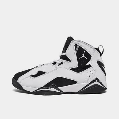 Nike Jordan Men's True Flight Basketball Shoes In White