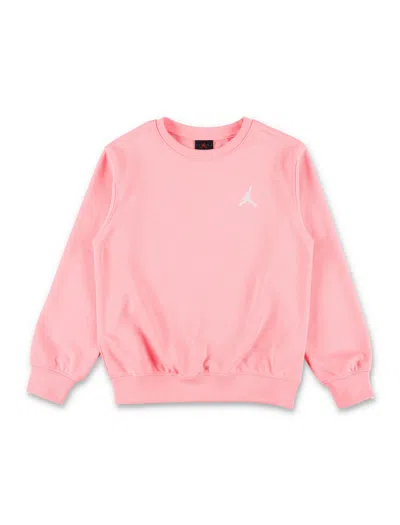 Nike Jordan Mini Classic Fleece Pullover T-shirt In Pink