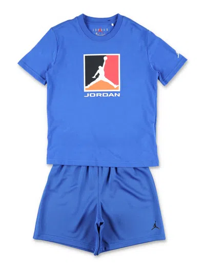 Nike Jordan Mini Sport-inspired Comfort Set For Boys In Blue