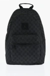 Nike Jordan Monogram Fabric Backpack With Eco-leather Details