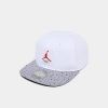 Nike Jordan Retro 4 Snapback Hat In White/grey Speckle