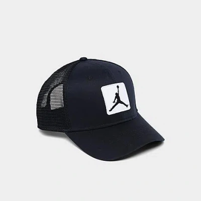 Nike Jordan Rise Trucker Hat In Black/white 