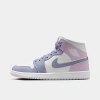 Nike Jordan Women's Air Retro 1 Mid Casual Shoes Size 12 Leather/suede