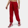 Nike Jordan Women's Brooklyn Fleece Pants In Gym Red/white
