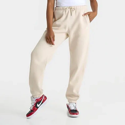Nike Jordan Women's Brooklyn Fleece Pants In Legend Light Brown 