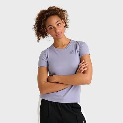 Nike Jordan Women's Essentials Slim Short-sleeve T-shirt In Indigo Haze