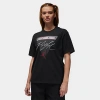 Nike Jordan Women's Flight Heritage Graphic T-shirt In Black/gym Red