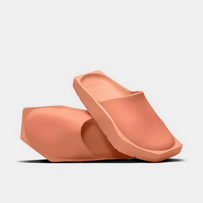 Nike Pink Hex Mules In Amber Brown/amber Brown