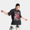 Nike Jordan Women's Mixtape Oversized Graphic T-shirt In Off Noir