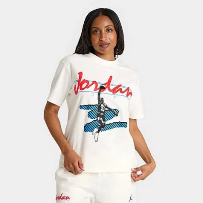 Nike Jordan Women's Mvp Graphic T-shirt In Sail 