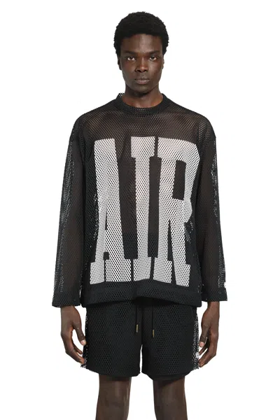 Nike Jordan X Union X Fragment Long Sleeve Jersey Top In Black