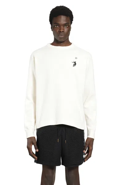 Nike Jordan X Union X Fragment Long Sleeve Thermal Shirt In White