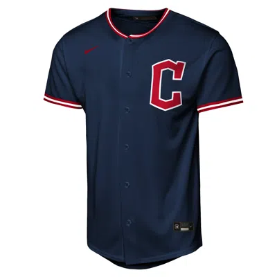 Nike Josã© Ramã­rez Cleveland Guardians Big Kids'  Mlb Replica Jersey In Blue