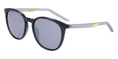 Nike Journey Dv2292 060 Men's Sunglasses Black Size 54 In Gray