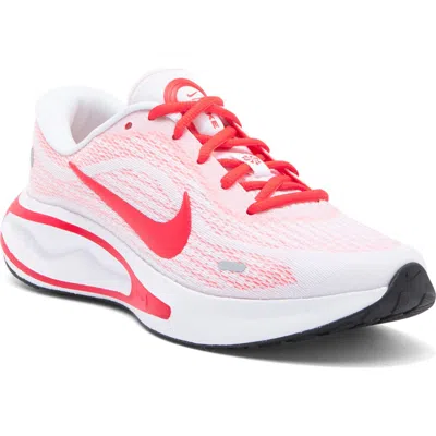 Nike Journey Road Runner Sneaker In White/crimson/black