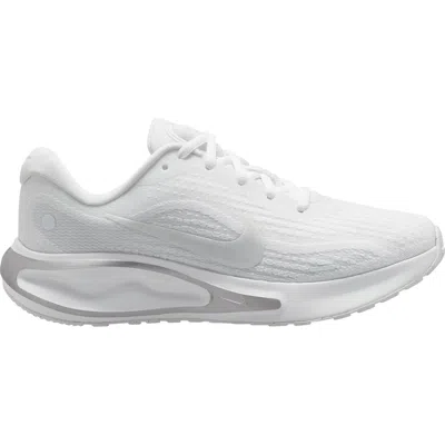 Nike Journey Road Runner Sneaker In White/white/platinum