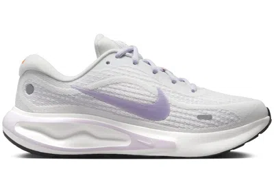 Pre-owned Nike Journey Run Daybreak (women's) Sneakers In Summit White/barely Grape/violet Mist