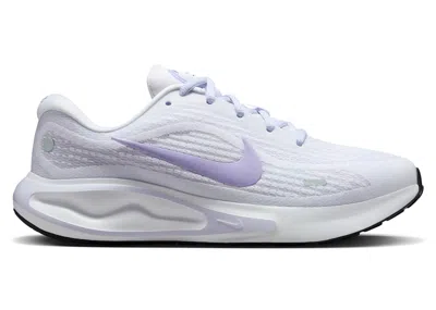 Pre-owned Nike Journey Run Hydrangeas (women's) Sneakers In White/amethyst Tint/black