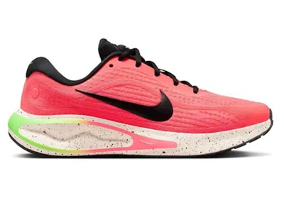 Pre-owned Nike Journey Run (women's) Sneakers In Hot Punch/green Strike/guava Ice