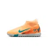 Nike Jr. Mercurial Superfly 10 Academy "kylian Mbappã©" Big Kids' Turf High-top Soccer Shoes In Orange